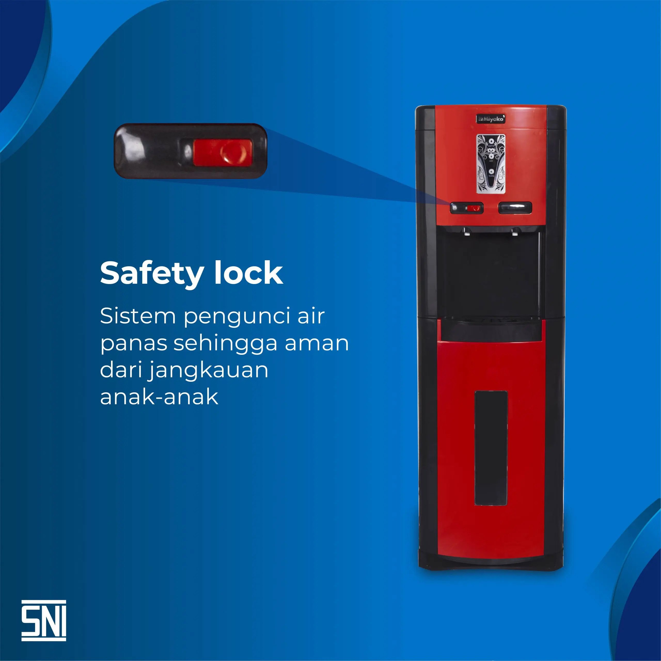 Kencana Gemilang Miyako Dispenser WDP-200 H