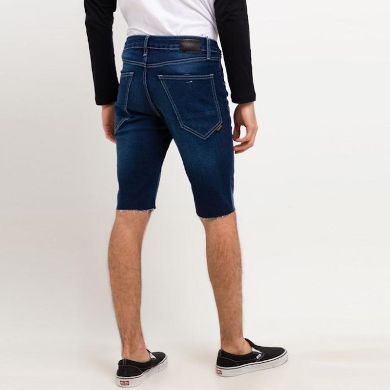 RA STREET Celana Jeans Pendek Aruba Dark Blue 2