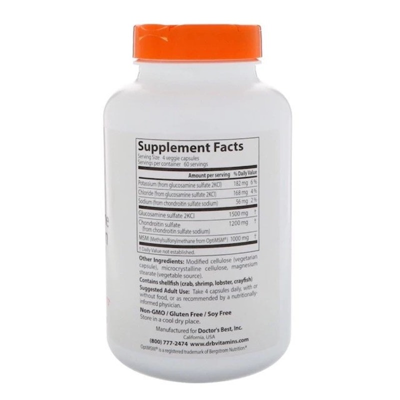 Doctor’s Best Glucosamine Chondroitin MSM 3