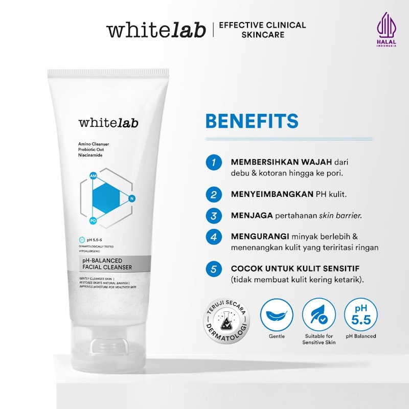 pH-Balanced Facial Cleanser 4