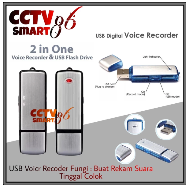  USB Digital Voice Recorder 2in1 JS63