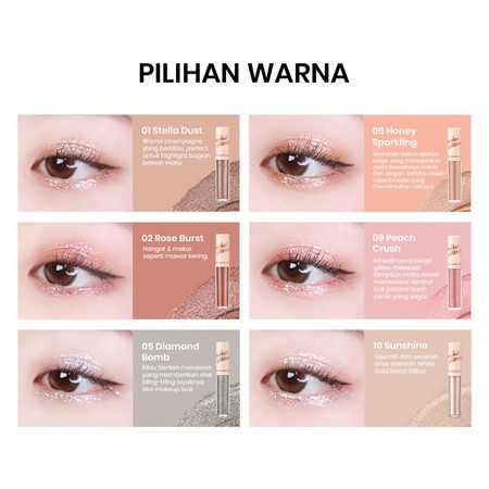 Eye Metal Glitter 09 Peach Crush  3