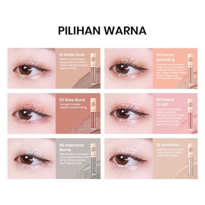 Eye Metal Glitter 09 Peach Crush 3