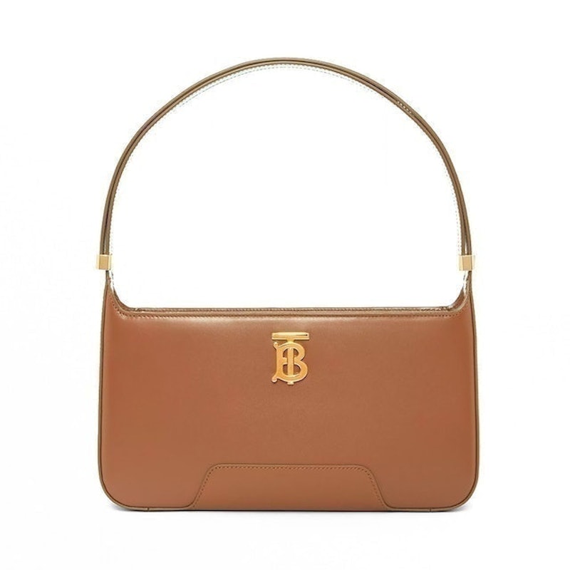 TB Logo Buckle Leather Shoulder Bag 1