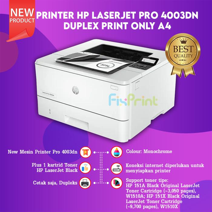 HP HP LaserJet Pro Printer 4003DN