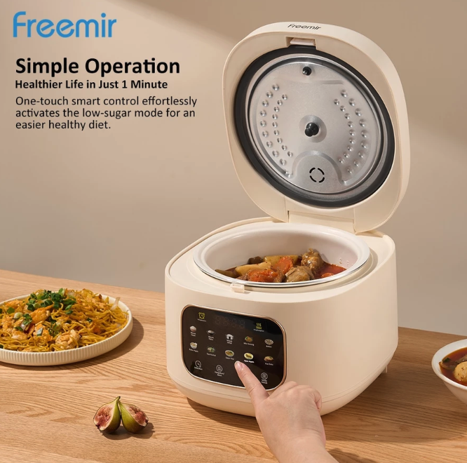 Untuk memasak berbagai jenis makanan, pilih rice cooker stainless digital yang dilengkapi beragam mode memasak