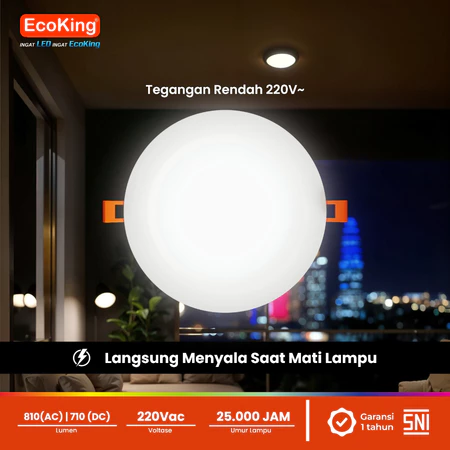 Pilih lampu dengan tingkat kecerahan 100–500 lumen untuk indoor dan 500 lumen ke atas untuk outdoor