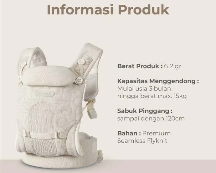 Cari yang dapat menopang berat badan bayi setidaknya minimal 10 kilogram