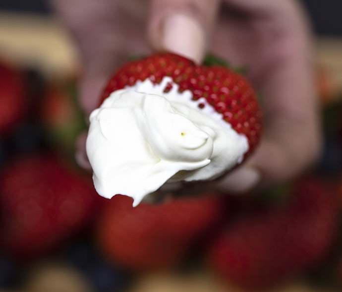 Pertimbangkan whipped cream rendah kalori