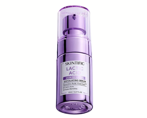 Jangan lupa exfoliasi dengan serum SKINTIFIC ungu agar sel kulit mati bisa dibersihkan