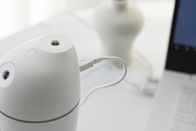 Jika dipakai saat bekerja di depan laptop atau komputer, utamakan humidifier mini dengan sumber daya kabel USB
