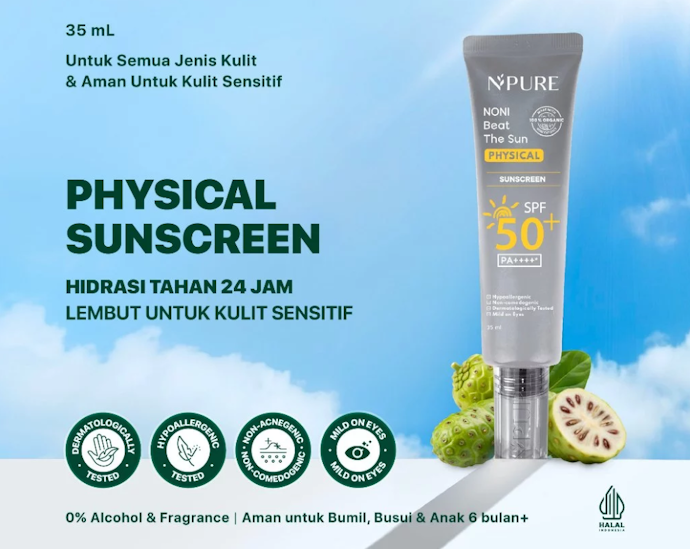 Pilih sunscreen dengan nilai SPF 30 atau lebih