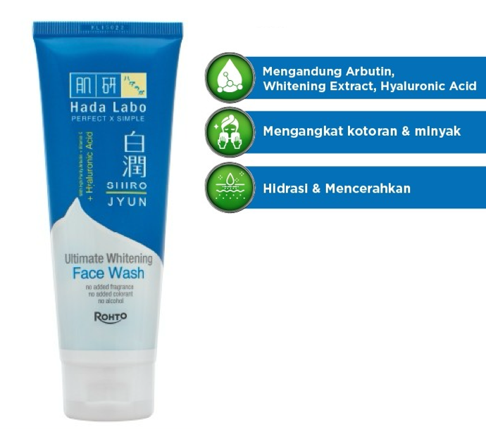 Pilih face wash dengan pelembap seperti gliserin atau hyaluronic acid