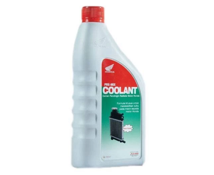 Pertimbangkan air radiator pabrikan agar keamanannya terjamin