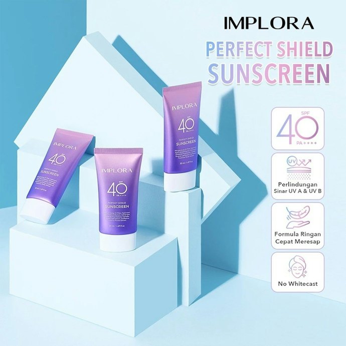 Apakah sunscreen Implora bisa digunakan sebagai base makeup?