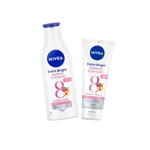 Pilih NIVEA Body Serum Extra Bright untuk mencerahkan kulit kusam atau tidak merata