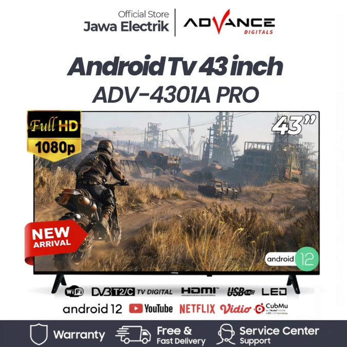 Utamakan TV dengan sistem operasi Android terbaru, minimal Android 11