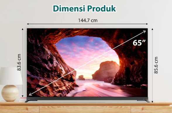 Sesuaikan ukuran TV OLED dengan kebutuhan dan luas ruangan