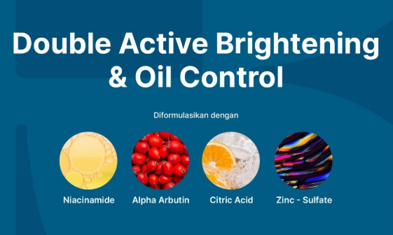 Utamakan yang dilengkapi bahan untuk mengontrol minyak dan jerawat seperti BHA (salicylic acid) dan niacinamide