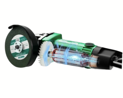 Pertimbangkan mesin gerinda dengan beberapa fitur keamanan dan kenyamanan, seperti side grip, sliding switch, dan proteksi overload