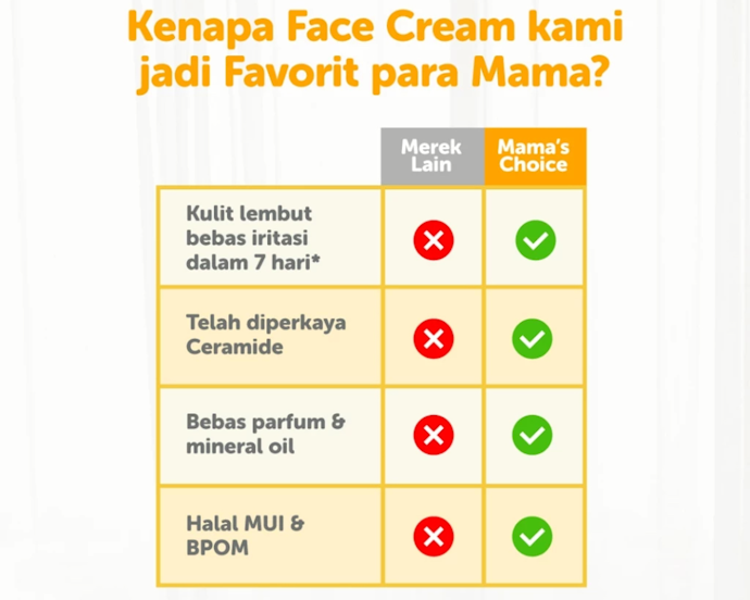 Usahakan juga memilih krim tanpa alkohol dan parfum karena berisiko mengeringkan kulit bayi