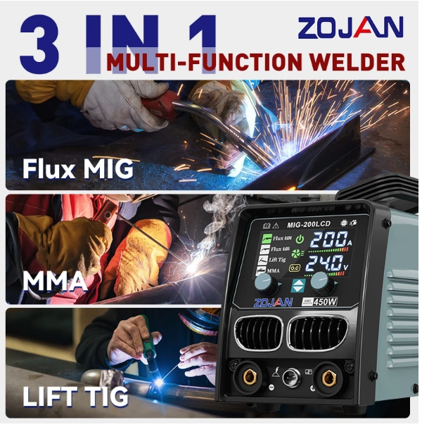 Pertimbangkan mesin las 450 watt 2-in-1 atau 3-in-1 untuk belajar berbagai teknik