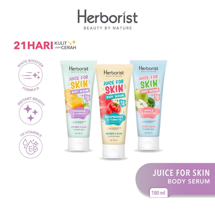 Utamakan varian "Juice for Skin" jika tujuan utama Anda adalah mencerahkan kulit