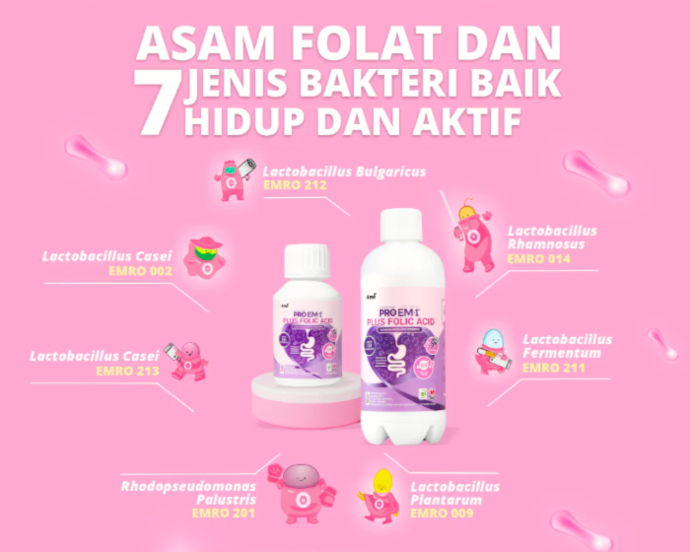 Untuk ibu hamil dan menyusui: Cari probiotik yang mengandung Lactobacillus, Bifidobacterium, dan Streptococcus