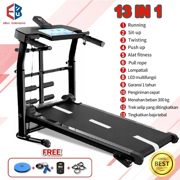 Untuk menurunkan berat badan, tambahkan treadmill sebagai alat kardio