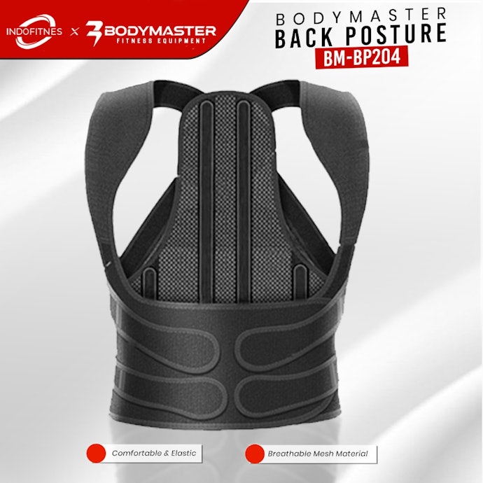Untuk memperbaiki postur bungkuk, utamakan korset tipe posture corrector