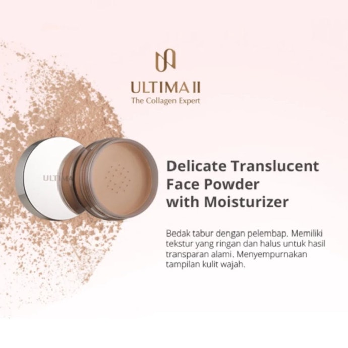 Cari bedak dengan kandungan pelembap, seperti hyaluronic acid, ceramide, jojoba oil, atau olive oil, supaya kulit tetap lembap
