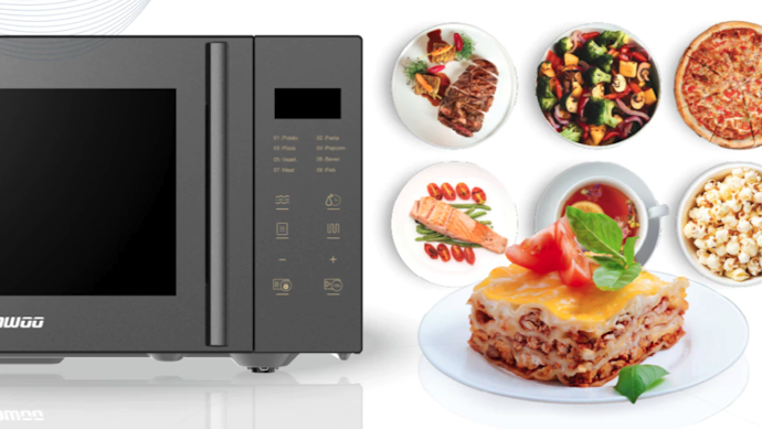 Kapasitas microwave oven umumnya besar; Utamakan kapasitas 30 liter ke atas untuk memanggang ayam