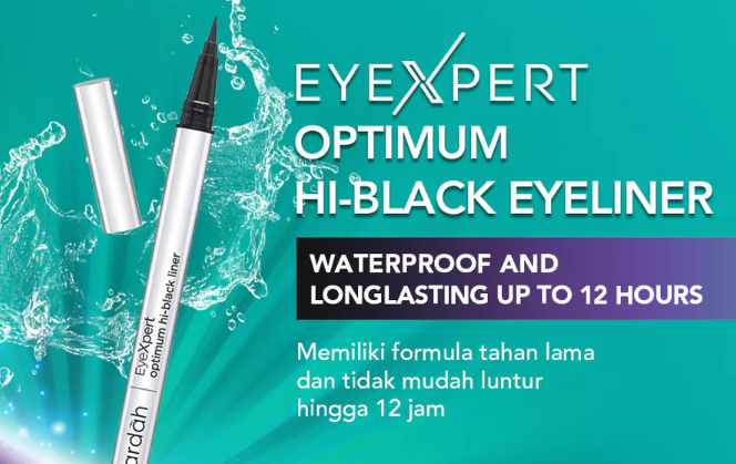 Utamakan eyeliner lokal berklaim waterproof bila Anda perlu memakai makeup lebih dari 6 jam