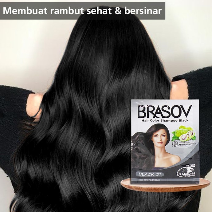 Untuk menghitamkan rambut beruban, pilih shampoo yang mengandung hidrogen peroksida agar warna hitam bertahan lama