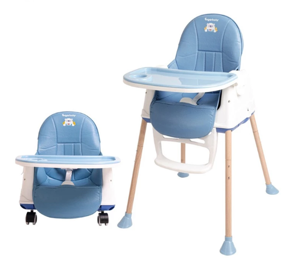 Utamakan kursi makan bayi dengan model high chair yang bisa diatur ketinggiannya