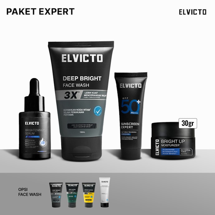 Agar kulit tampak lebih cerah, utamakan paket skincare dengan kandungan niacinamide atau vitamin C