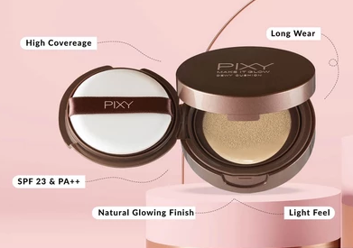 Pilih yang medium atau high coverage untuk menutupi garis halus dan keriput