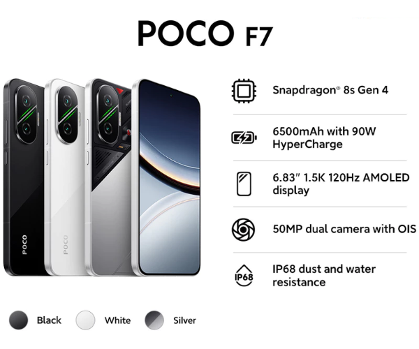 Untuk gaming dan task berat lainnya, utamakan POCO F7 dengan chipset Snapdragon 8s Gen 4