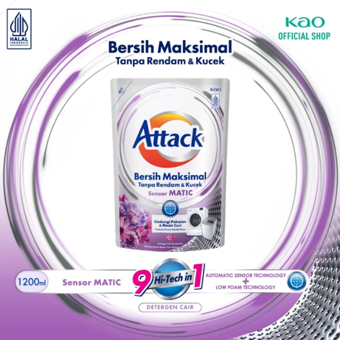Agar hasil cuci optimal, pastikan deterjen cair sesuai jenis mesin cuci Anda: Front loading atau top loading
