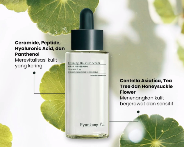 Jika kulit kering disertai jerawat, cari yang mengandung bahan penenang seperti Centella asiatica atau tea tree oil