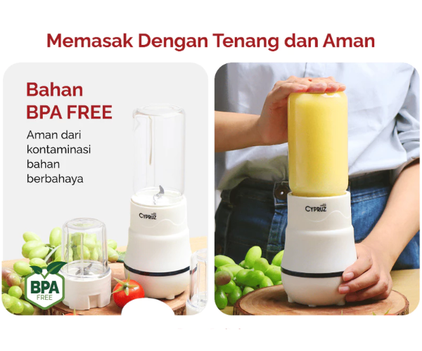 Pertimbangkan jar plastik yang tidak mudah pecah; Jar kaca lebih cocok untuk blender serbaguna