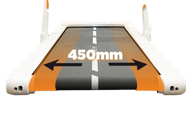 Utamakan treadmill yang memiliki running belt dengan panjang 100 cm dan lebar 40 cm ke atas