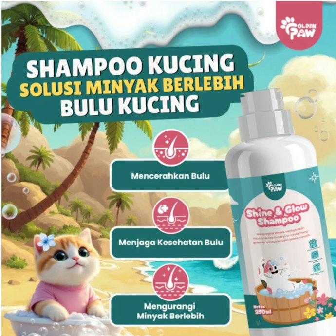 Kenali jenis sampo kucing: rinse-off, dry shampoo, atau medicated shampoo
