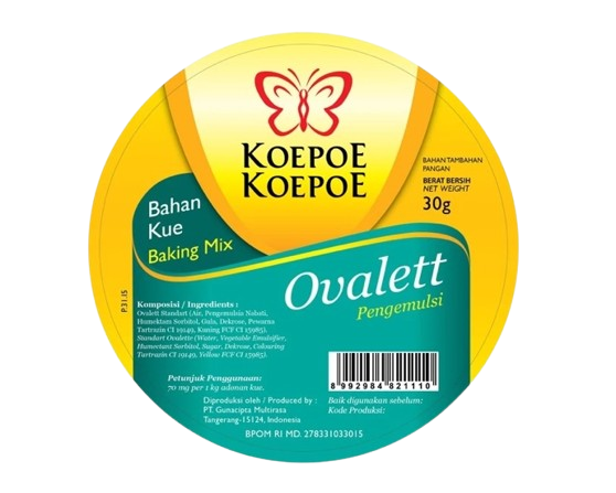 Untuk membuat bolu kukus yang lembut, utamakan pelembut kue ovalet