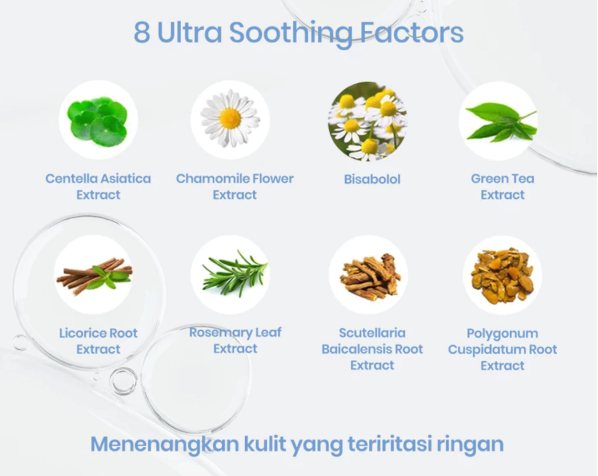 Jika kulit sensitif, cari body lotion dengan tambahan soothing agent, seperti Centella asiatica, Aloe vera, allantoin, atau colloidal oatmeal