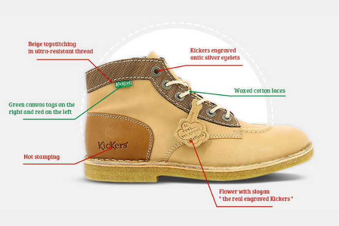 Periksa keaslian sepatu Kickers