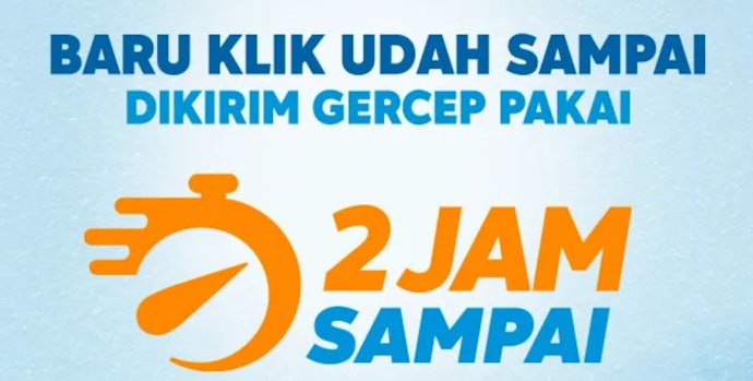 Manfaatkan promo gratis ongkir dan pengiriman cepat dari Blibli
