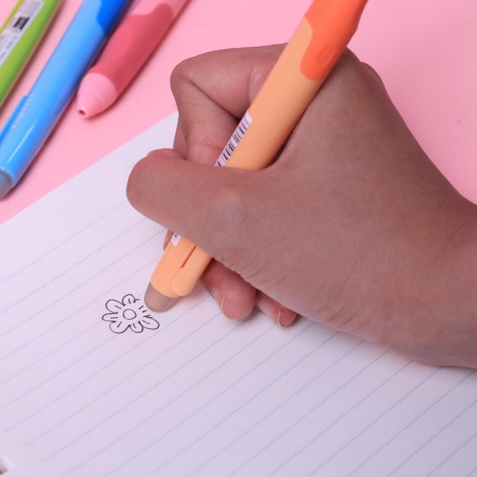 Agar bisa dihapus, pertimbangkan jenis erasable pen