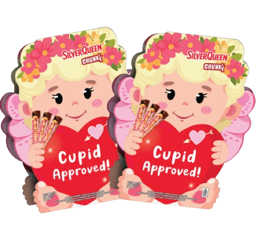 Untuk coklat yang populer dan disukai banyak orang, pilih coklat Valentine Silverqueen