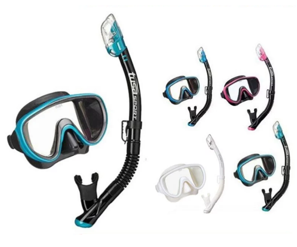Pertimbangkan merk alat snorkeling dari Asia, seperti Gull dan Tusa